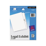 Preprinted Legal Exhibit Side Tab Index Dividers, Avery Style, 26-tab, 26 To 50, 11 X 8.5, White, 1 Set