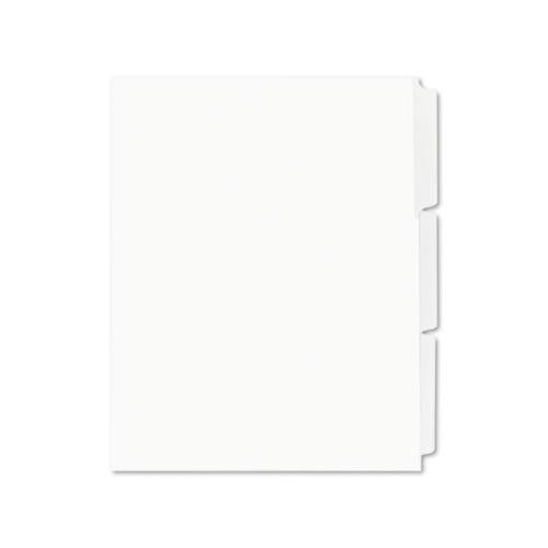 Print And Apply Index Maker Clear Label Unpunched Dividers, 3-tab, Ltr, 25 Sets