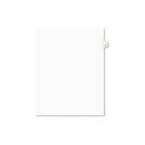 Preprinted Legal Exhibit Side Tab Index Dividers, Avery Style, 10-tab, 4, 11 X 8.5, White, 25-pack