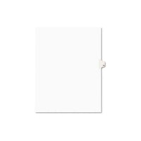 Preprinted Legal Exhibit Side Tab Index Dividers, Avery Style, 10-tab, 11, 11 X 8.5, White, 25-pack