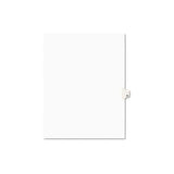 Preprinted Legal Exhibit Side Tab Index Dividers, Avery Style, 10-tab, 15, 11 X 8.5, White, 25-pack