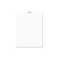 Avery-style Preprinted Legal Bottom Tab Divider, Exhibit C, Letter, White, 25-pk