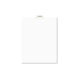 Avery-style Preprinted Legal Bottom Tab Divider, Exhibit C, Letter, White, 25-pk