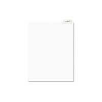 Avery-style Preprinted Legal Bottom Tab Divider, Exhibit F, Letter, White, 25-pk