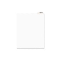 Avery-style Preprinted Legal Bottom Tab Dividers, Exhibit P, Letter, 25-pack