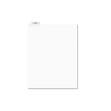 Avery-style Preprinted Legal Bottom Tab Dividers, Exhibit T, Letter, 25-pack