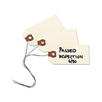 Double Wired Shipping Tags, 13pt. Stock, 3 1-4 X 1 5-8, Manila, 1,000-box