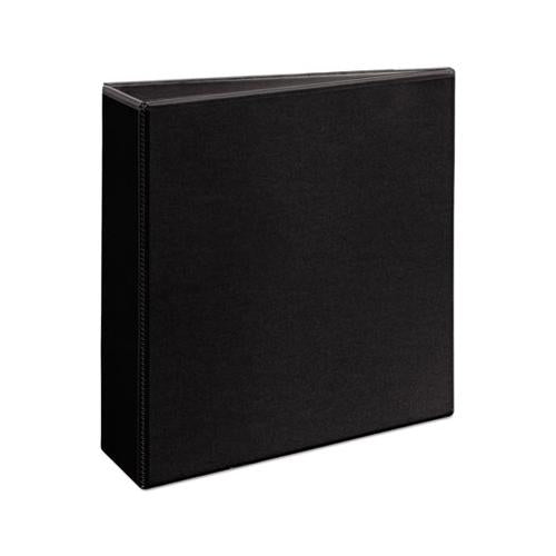 Durable View Binder With Durahinge And Slant Rings, 3 Rings, 3" Capacity, 11 X 8.5, Black