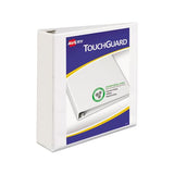 Touchguard Protection Heavy-duty View Binders With Slant Rings, 3 Rings, 2" Capacity, 11 X 8.5, White