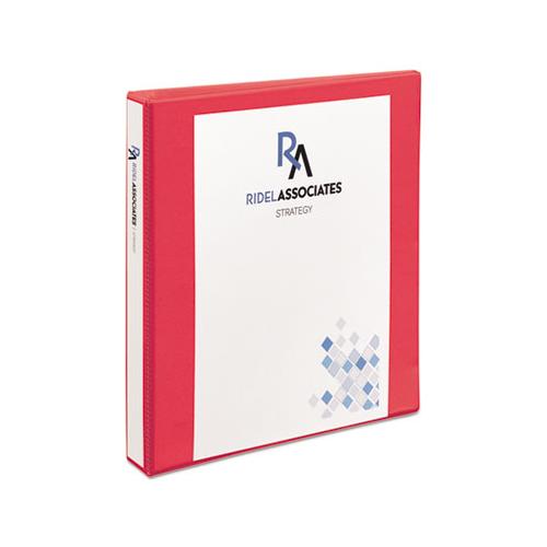 Durable View Binder With Durahinge And Slant Rings, 3 Rings, 1" Capacity, 11 X 8.5, Coral