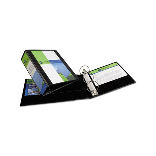 Showcase Economy View Binder With Round Rings, 3 Rings, 3" Capacity, 11 X 8.5, Black