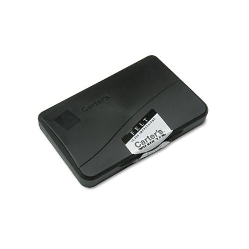 Pre-inked Felt Stamp Pad, 4.25 X 2.75, Black