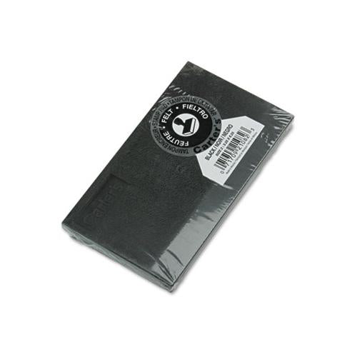 Pre-inked Felt Stamp Pad, 6.25 X 3.25, Black