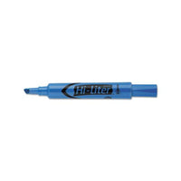 Hi-liter Desk-style Highlighters, Chisel Tip, Fluorescent Blue, Dozen