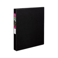 Durable Non-view Binder With Durahinge And Slant Rings, 3 Rings, 1" Capacity, 11 X 8.5, Black