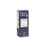 Dot Matrix Printer Mailing Labels, Pin-fed Printers, 0.94 X 3.5, White, 5,000-box