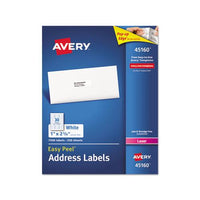 White Address Labels W- Sure Feed Technology For Laser Printers, Laser Printers, 1 X 2.63, White, 30-sheet, 250 Sheets-box