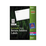 Ecofriendly Mailing Labels, Inkjet-laser Printers, 0.5 X 1.75, White, 80-sheet, 100 Sheets-pack