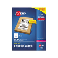 Shipping Labels W- Trueblock Technology, Laser Printers, 5.5 X 8.5, White, 2-sheet, 100 Sheets-box