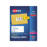 Shipping Labels W- Trueblock Technology, Laser Printers, 2 X 4, White, 10-sheet, 100 Sheets-box