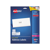 Easy Peel White Address Labels W- Sure Feed Technology, Laser Printers, 1 X 2.63, White, 30-sheet, 25 Sheets-pack