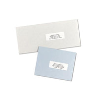 Copier Mailing Labels, Copiers, 1 X 2.81, White, 33-sheet, 250 Sheets-box