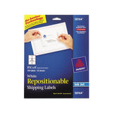 Repositionable Shipping Labels W-surefeed, Inkjet, 3 1-3 X 4, White, 150-box