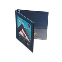 Framed View Heavy-duty Binders, 3 Rings, 0.5" Capacity, 11 X 8.5, Navy Blue