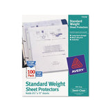 Top-load Sheet Protector, Standard, Letter, Semi-clear, 100-box