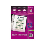 Top Load Sheet Protector, Heavyweight, 8.5 X 5 1-2, Clear, 25-pack