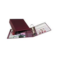 Heavy-duty Non-view Binder With Durahinge And Locking One Touch Ezd Rings, 3 Rings, 3" Capacity, 11 X 8.5, Maroon