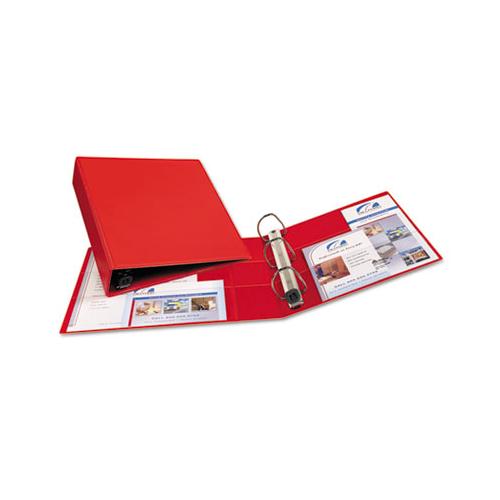 Heavy-duty Non-view Binder With Durahinge And One Touch Ezd Rings, 3 Rings, 2" Capacity, 11 X 8.5, Red