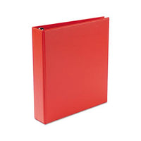 Heavy-duty Non-view Binder With Durahinge And One Touch Ezd Rings, 3 Rings, 1.5" Capacity, 11 X 8.5, Red