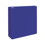 Heavy-duty View Binder With Durahinge And Locking One Touch Ezd Rings, 3 Rings, 3" Capacity, 11 X 8.5, Pacific Blue