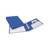 Heavy-duty Non-view Binder With Durahinge And One Touch Ezd Rings, 3 Rings, 1" Capacity, 11 X 8.5, Blue