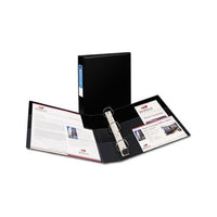 Heavy-duty Non-view Binder With Durahinge And One Touch Ezd Rings, 3 Rings, 1.5" Capacity, 11 X 8.5, Black