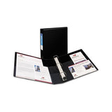 Heavy-duty Non-view Binder With Durahinge And One Touch Ezd Rings, 3 Rings, 1.5" Capacity, 11 X 8.5, Black