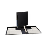 Heavy-duty Non-view Binder With Durahinge And One Touch Ezd Rings, 3 Rings, 1" Capacity, 11 X 8.5, Black