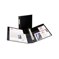 Heavy-duty Non-view Binder With Durahinge And One Touch Ezd Rings, 3 Rings, 1.5" Capacity, 11 X 8.5, Black