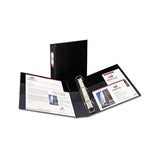 Heavy-duty Non-view Binder With Durahinge And One Touch Ezd Rings, 3 Rings, 1.5" Capacity, 11 X 8.5, Black