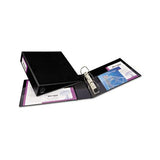 Heavy-duty Non-view Binder With Durahinge And One Touch Ezd Rings, 3 Rings, 2" Capacity, 11 X 8.5, Black