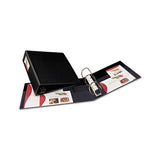Heavy-duty Non-view Binder With Durahinge, Three Locking One Touch Ezd Rings And Spine Label, 3" Capacity, 11 X 8.5, Black