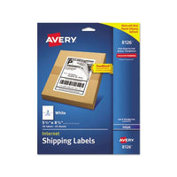 Shipping Labels W- Trueblock Technology, Inkjet Printers, 5.5 X 8.5, White, 2-sheet, 25 Sheets-pack