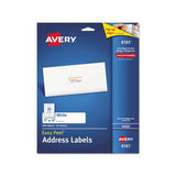 Easy Peel White Address Labels W- Sure Feed Technology, Inkjet Printers, 1 X 4, White, 20-sheet, 25 Sheets-pack