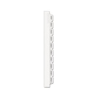 Preprinted Legal Exhibit Side Tab Index Dividers, Allstate Style, 25-tab, Exhibit 1 To Exhibit 25, 11 X 8.5, White, 1 Set