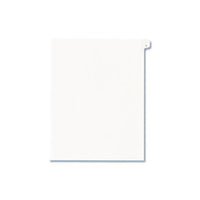 Preprinted Legal Exhibit Side Tab Index Dividers, Allstate Style, 10-tab, 1, 11 X 8.5, White, 25-pack