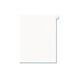 Preprinted Legal Exhibit Side Tab Index Dividers, Allstate Style, 10-tab, 1, 11 X 8.5, White, 25-pack