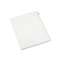 Preprinted Legal Exhibit Side Tab Index Dividers, Allstate Style, 10-tab, 2, 11 X 8.5, White, 25-pack