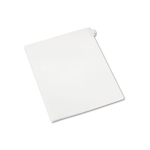 Preprinted Legal Exhibit Side Tab Index Dividers, Allstate Style, 10-tab, 2, 11 X 8.5, White, 25-pack