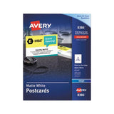 Postcards, Inkjet, 4 X 6, 2 Cards-sheet, White, 100 Cards-box